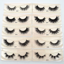 Load image into Gallery viewer, Visofree Eyelashes 3D Mink Lashes natural handmade  volume soft lashes long eyelash  extension real mink eyelash for makeup E01