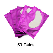 Load image into Gallery viewer, Eye Pads 50/100 Eyelash Under Eye Pads Lint Free Patches For Eyelash Extension Supplies Lashes Extension For Professionals Tools