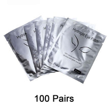 Load image into Gallery viewer, Eye Pads 50/100 Eyelash Under Eye Pads Lint Free Patches For Eyelash Extension Supplies Lashes Extension For Professionals Tools