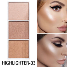 Load image into Gallery viewer, SACE LADY 4 Colors Highlighter Palette Makeup Face Contour Powder Bronzer Make Up Blusher Professional Blush Palette Cosmetics