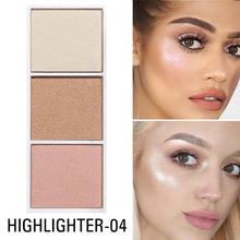 Load image into Gallery viewer, SACE LADY 4 Colors Highlighter Palette Makeup Face Contour Powder Bronzer Make Up Blusher Professional Blush Palette Cosmetics