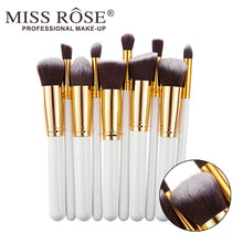 Load image into Gallery viewer, 10 PCS Silver/Golden Makeup Brushes Set pincel maquiagem Cosmetics Women Makeup Tool Powder Eyeshadow Brush Cosmetic Set New