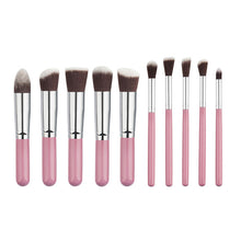 Load image into Gallery viewer, 10 PCS Silver/Golden Makeup Brushes Set pincel maquiagem Cosmetics Women Makeup Tool Powder Eyeshadow Brush Cosmetic Set New