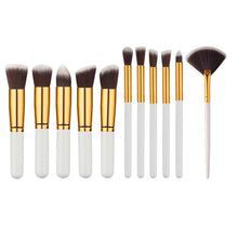 Load image into Gallery viewer, 10 PCS Silver/Golden Makeup Brushes Set pincel maquiagem Cosmetics Women Makeup Tool Powder Eyeshadow Brush Cosmetic Set New