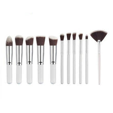 Load image into Gallery viewer, 10 PCS Silver/Golden Makeup Brushes Set pincel maquiagem Cosmetics Women Makeup Tool Powder Eyeshadow Brush Cosmetic Set New