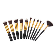 Load image into Gallery viewer, 10 PCS Silver/Golden Makeup Brushes Set pincel maquiagem Cosmetics Women Makeup Tool Powder Eyeshadow Brush Cosmetic Set New