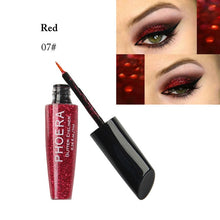 Load image into Gallery viewer, PHOERA Makeup Liquid Glitter Eyeliner Waterproof Face Highlighter Eye Cosmetics Shinny Eye Liner Shadow Contour Make Up TSLM2