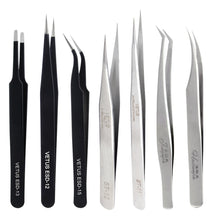 Load image into Gallery viewer, Stainless Steel Eyelash Extension Tweezers VETUS Eyelash Tweezer Non-magnetic Volume Lashes Tools Individual Eyelashes Make Up