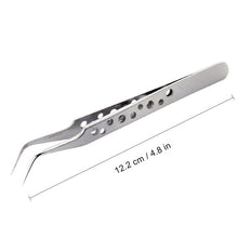Load image into Gallery viewer, Stainless Steel Eyelash Extension Tweezers VETUS Eyelash Tweezer Non-magnetic Volume Lashes Tools Individual Eyelashes Make Up