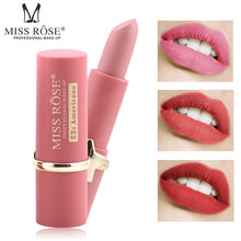 Load image into Gallery viewer, MISS ROSE 12 Colors Velvet Matte Star Star Matte Lipstick Long-lasting Waterproof Non-Stick Cup Does Not Fade Lip Stick TSLM2