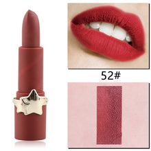 Load image into Gallery viewer, MISS ROSE 12 Colors Velvet Matte Star Star Matte Lipstick Long-lasting Waterproof Non-Stick Cup Does Not Fade Lip Stick TSLM2