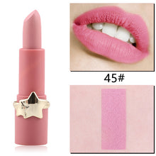 Load image into Gallery viewer, MISS ROSE 12 Colors Velvet Matte Star Star Matte Lipstick Long-lasting Waterproof Non-Stick Cup Does Not Fade Lip Stick TSLM2