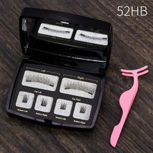 Load image into Gallery viewer, VICILEY Magnetic eyelashes 4 part magnets handmade 3D/6D magnet lashes natural false eyelash comfortable with Gift Box SCT04-1