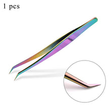 Load image into Gallery viewer, 1 Pcs Eyelashes Tweezers Stainless Steel superhard Tweezers High Precision Anti-static tweezers for Eyelash Extensions