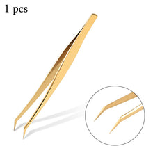 Load image into Gallery viewer, 1 Pcs Eyelashes Tweezers Stainless Steel superhard Tweezers High Precision Anti-static tweezers for Eyelash Extensions