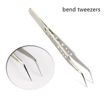 Load image into Gallery viewer, 1 Pcs Eyelashes Tweezers Stainless Steel superhard Tweezers High Precision Anti-static tweezers for Eyelash Extensions