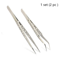 Load image into Gallery viewer, 1 Pcs Eyelashes Tweezers Stainless Steel superhard Tweezers High Precision Anti-static tweezers for Eyelash Extensions