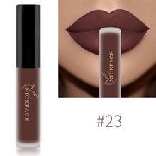 Load image into Gallery viewer, NICEFACE Lip Gloss 34 Colors Nude Matte Liquid Lipstick Mate Waterproof Long Lasting Moisturizing Lipgloss Lip Makeup Cosmetics