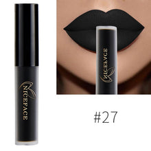 Load image into Gallery viewer, NICEFACE Lip Gloss 34 Colors Nude Matte Liquid Lipstick Mate Waterproof Long Lasting Moisturizing Lipgloss Lip Makeup Cosmetics