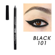 Load image into Gallery viewer, PHOERA New Color Eyeliner Lasting Waterproof Smoke Eyes Makeup Matte Natural Black Eye Liner Gel Pen delineador de ojos TSLM1