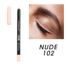 Load image into Gallery viewer, PHOERA New Color Eyeliner Lasting Waterproof Smoke Eyes Makeup Matte Natural Black Eye Liner Gel Pen delineador de ojos TSLM1