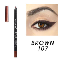 Load image into Gallery viewer, PHOERA New Color Eyeliner Lasting Waterproof Smoke Eyes Makeup Matte Natural Black Eye Liner Gel Pen delineador de ojos TSLM1