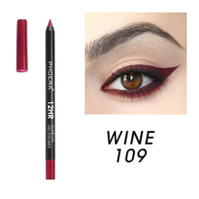 Load image into Gallery viewer, PHOERA New Color Eyeliner Lasting Waterproof Smoke Eyes Makeup Matte Natural Black Eye Liner Gel Pen delineador de ojos TSLM1